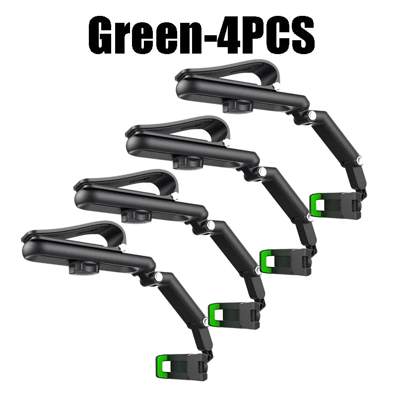 1 2 Universal Car Sun Visor Phone Holder 360 Rotating Multi-angle Zpaxo Green-4PCS