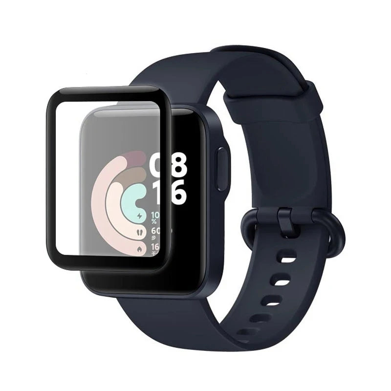 3D Tempered Soft Glass Watch Film For Xiaomi Mi Watch Lite Color 2019 Full Screen Protector For Redmi Watch 2 3 Lite Active Poco Zpaxo