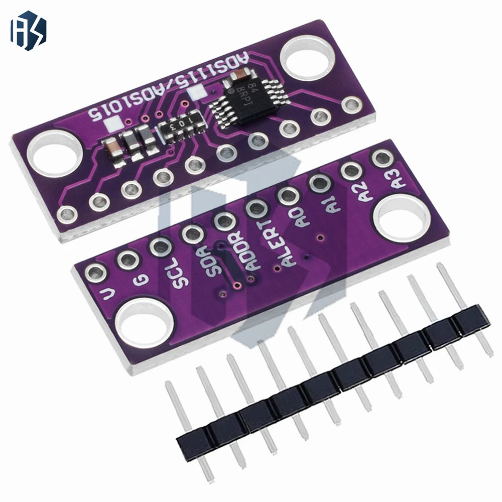 16-Bit ADC Module ADS1115 ADS1015 I2C 4-Channel Programmable Gain Zpaxo