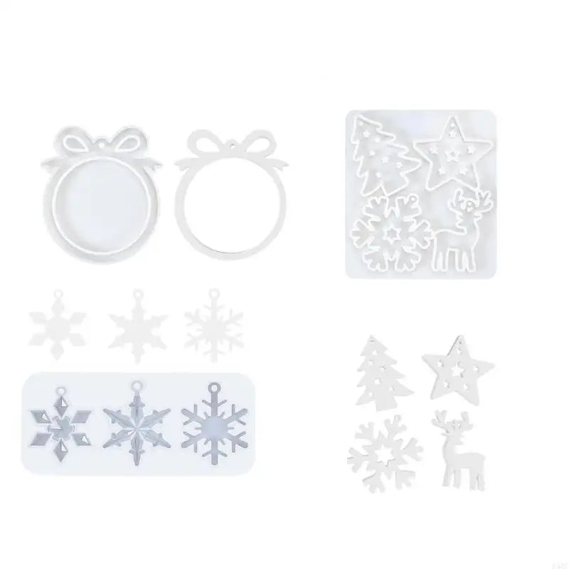 Reusable Silicone Holiday Ornament Mould Festival Craft Projects