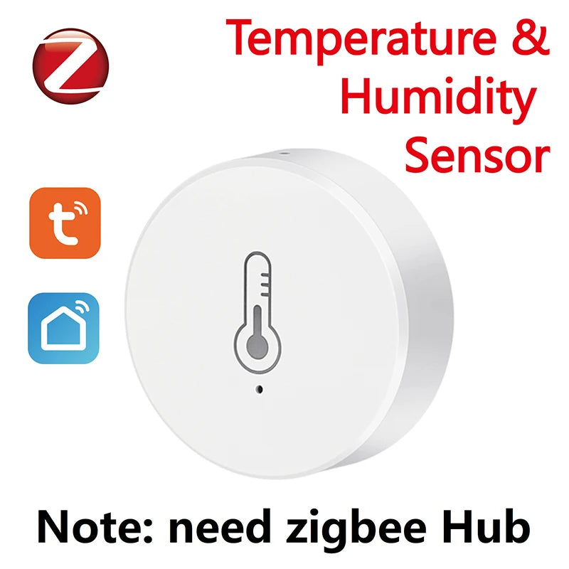 Tuya Smart Zigbee Temperature Humidity Sensor Battery Power Indoor Zpaxo