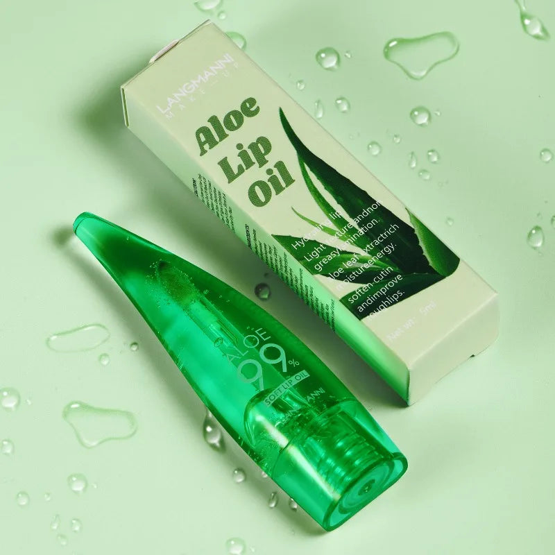 Aloe Vera Moisturizing Lip Gloss Temperature-changing Liquid Balm