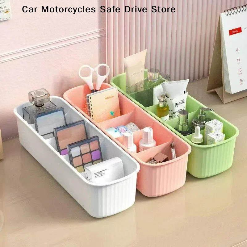 5 Grid Multifunctional Storage Box Durable Large-capacity Desktop