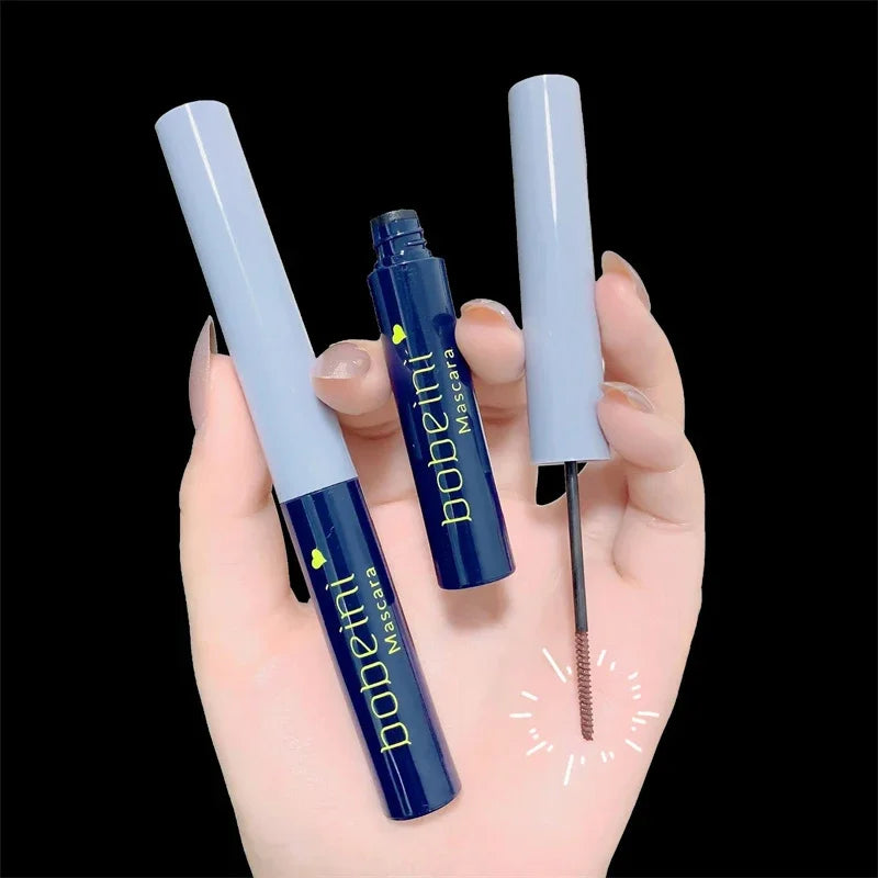 Silk Fiber Matte Mascara Ultra-Fine Brush Waterproof Lengthens Eyelashes Long Curl Thick Black Brown Curling Fast Dry Mascara Zpaxo