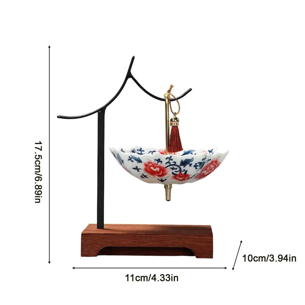 Tea Strainer Umbrella Design Ceramic Leaf Colander with Stand Strainers for Loose Tea for Enhances Flavor Softens Water Cooking Zpaxo B China Mainland