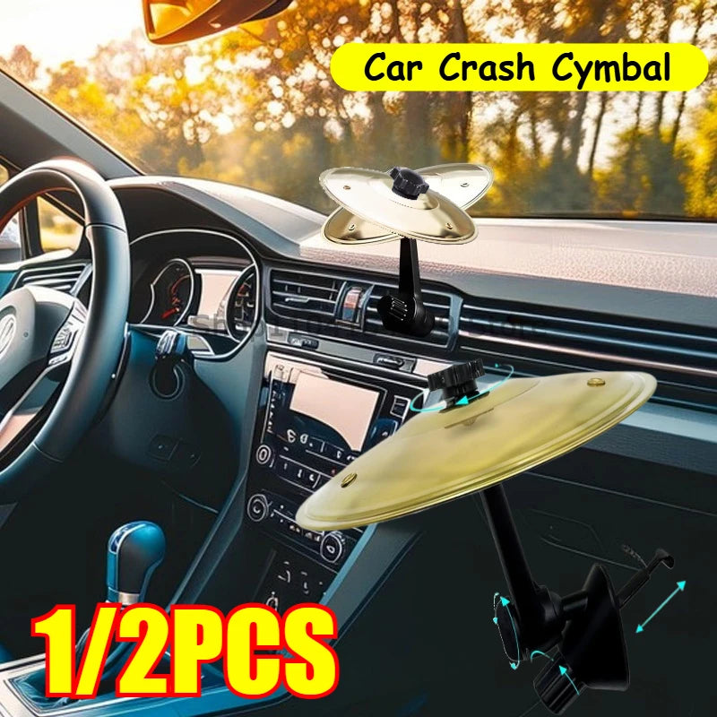 Universal Mini Drums Colliding With Cymbals Vent Decoration For Car Rugged Automotive Interior Accessories Crash Proof Design Zpaxo