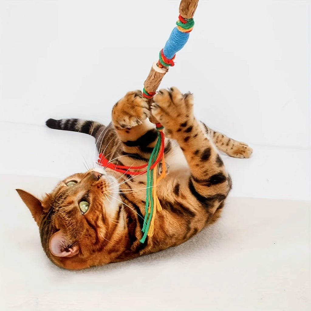 2pcsToy That Attracts Cats Play Natural Cat Toy Made Rope Used