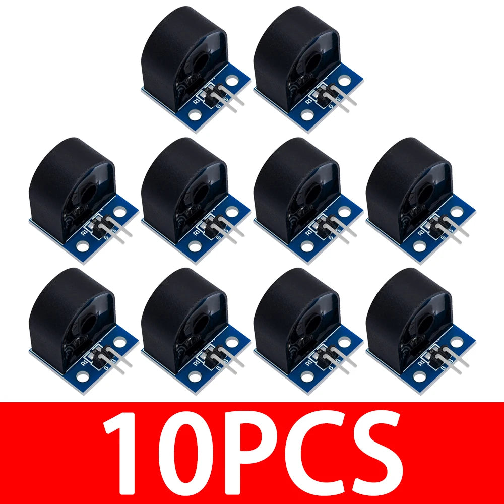 Single-phase 5A AC Current Sensor Module Hall Effect CT Options Zpaxo 10pcs