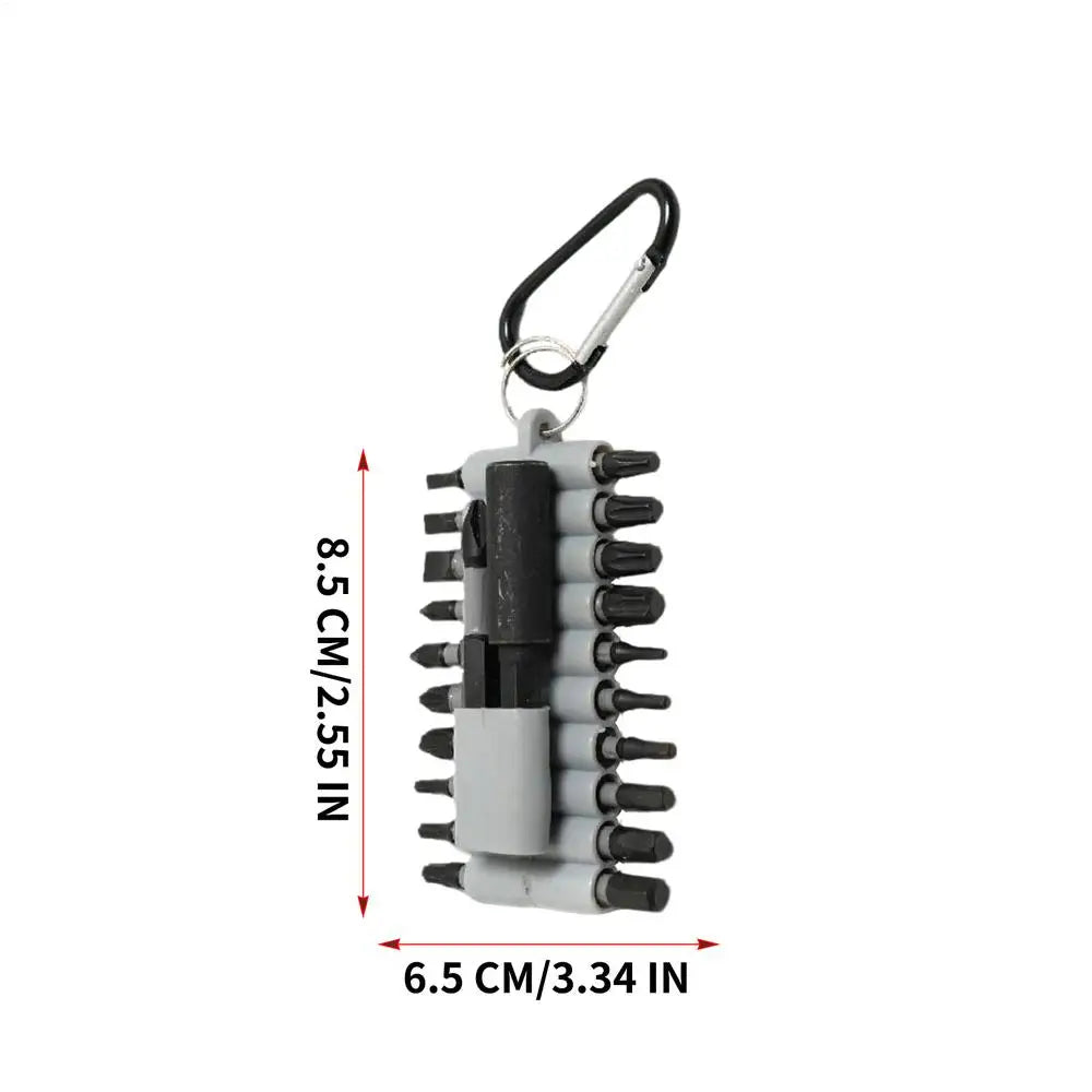 Screwdriver Bit S2 Steel Impact Torx Phillips Hex Shank Magnetic Zpaxo Gray