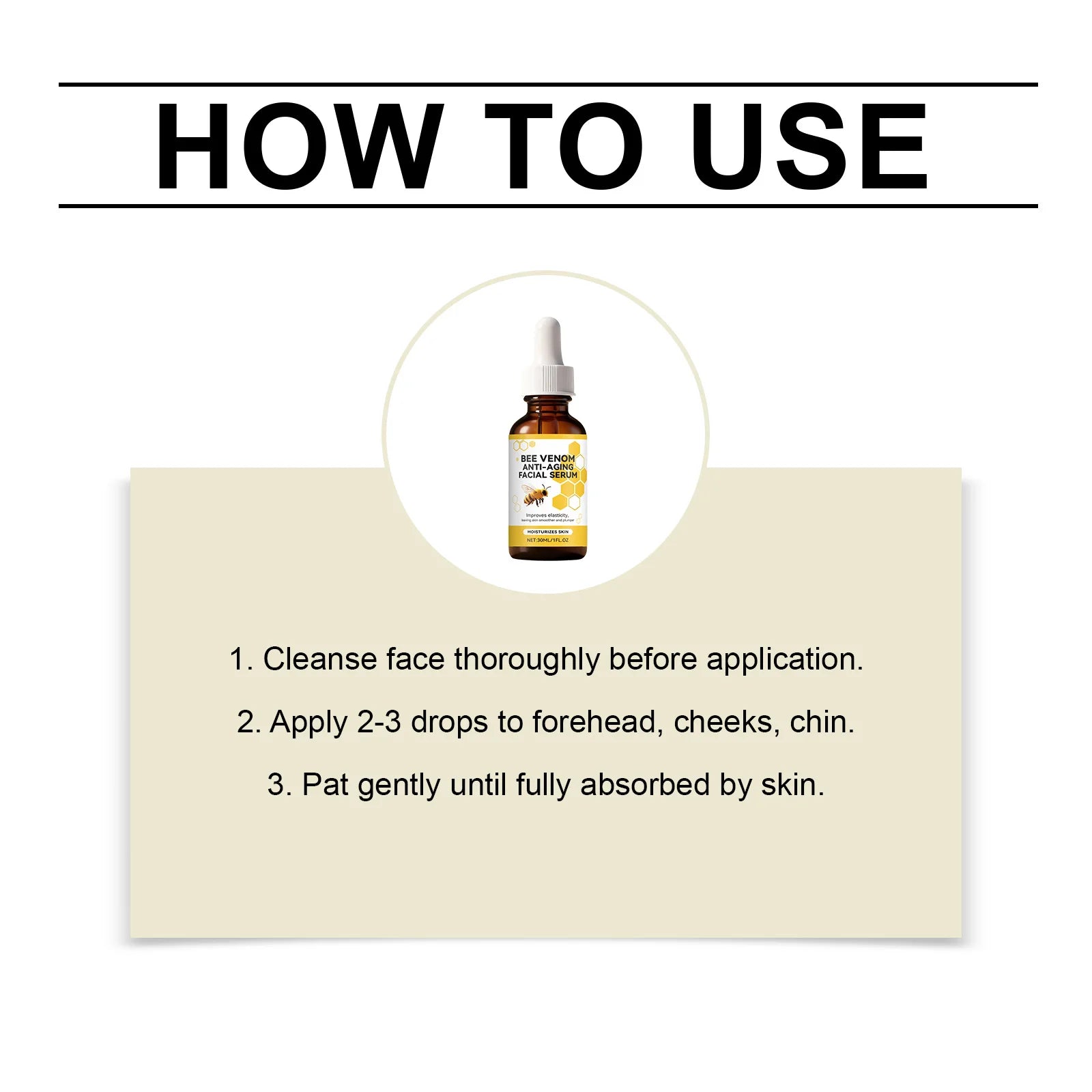 Bee Venom Facial Serum Anti Aging Firming Lift Winter Skincare Moisturizing Repairing Holiday Special New Year Beauty Box 30ml Zpaxo