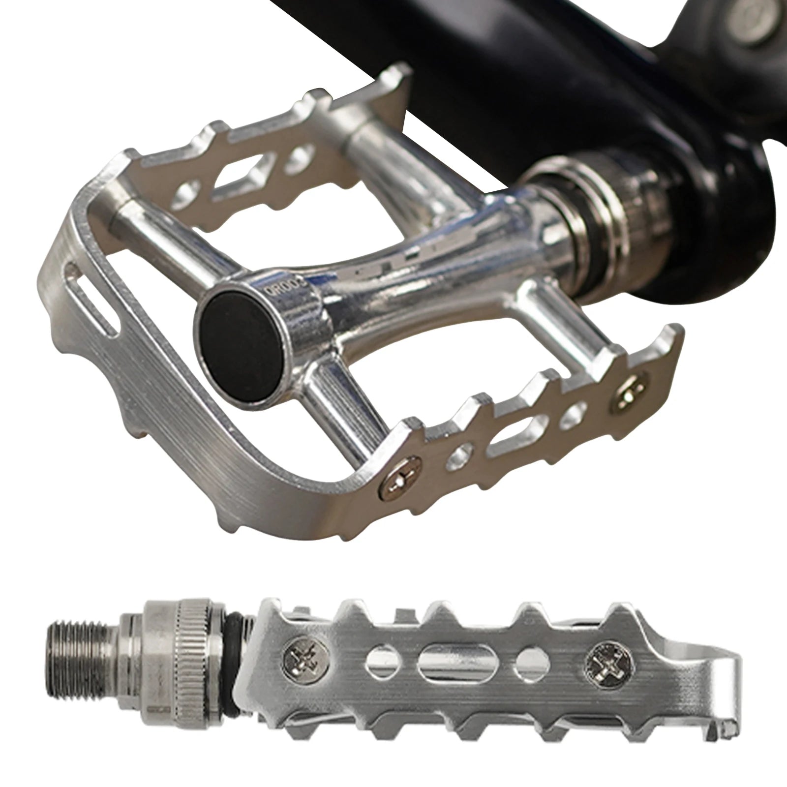 Aluminum Alloy Bicycle Pedal Triple Bearings Anti-slip High-grip