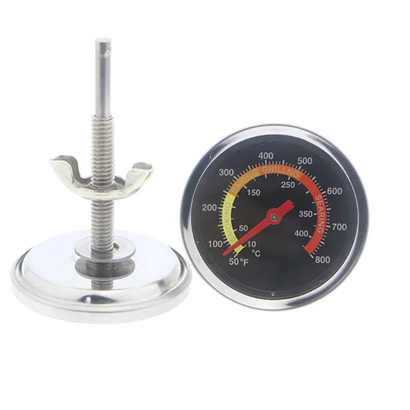 Instant Read Oven Thermometer for Kitchen Home Baking Household Cooking Temp Gauge 0-400℃ BBQ Smoker Grill Thermometer Zpaxo 1pc