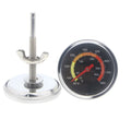 Pizza Oven Thermometer for Kitchen Home Baking Household Cooking Temp Gauge Meter 0-400℃ BBQ Smoker Grill Thermometer Metal Zpaxo 1pc