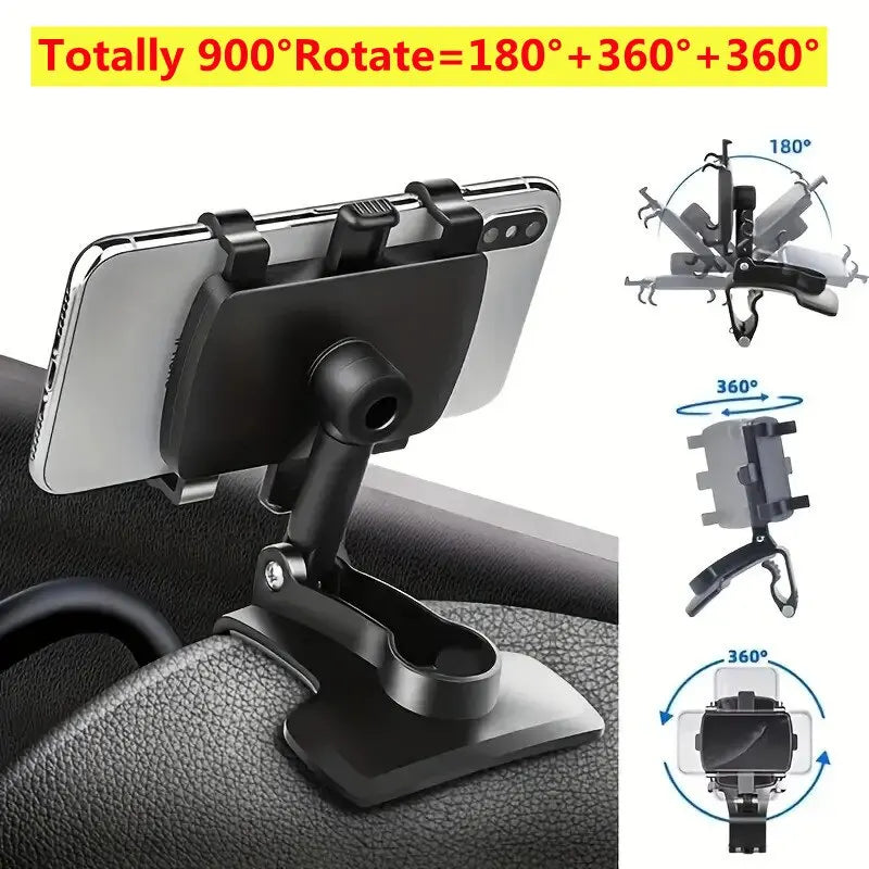 360° Rotation Car Mobile Phone Holder Universal Dashboard Phone Holder Car Cellphone Stand For GPS Navigation Bracket For iPhone Zpaxo