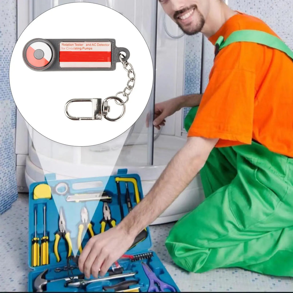 Rotation Tester and AC Detection Key Solenoid Tester Valve Coil Detection Tool Key Ring Solenoid Tester Garden Tool 1-2PCS Zpaxo