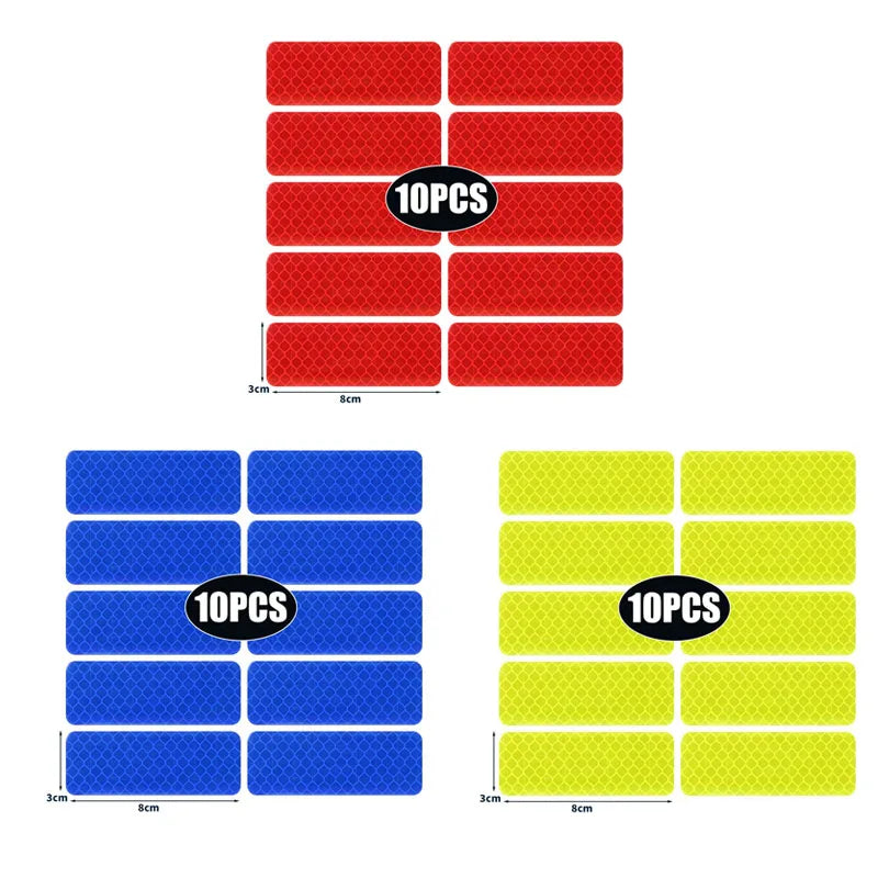 Reflective Safety Warning Tape Stickers for Car & Truck