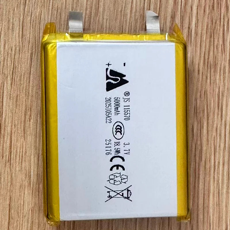 Brand New 115570 3.7V Lithium Polymer 5000mAh Soft Package Battery for Equipment Electronic Equipment Tablet DVD Batteries Zpaxo