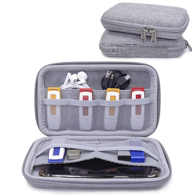 GUANHE EVA Case Protective Travel Carrying Case Cover for hard drive,SSD,Nintendo 3DS,New 3DS XL/New 3DS.LL Zpaxo