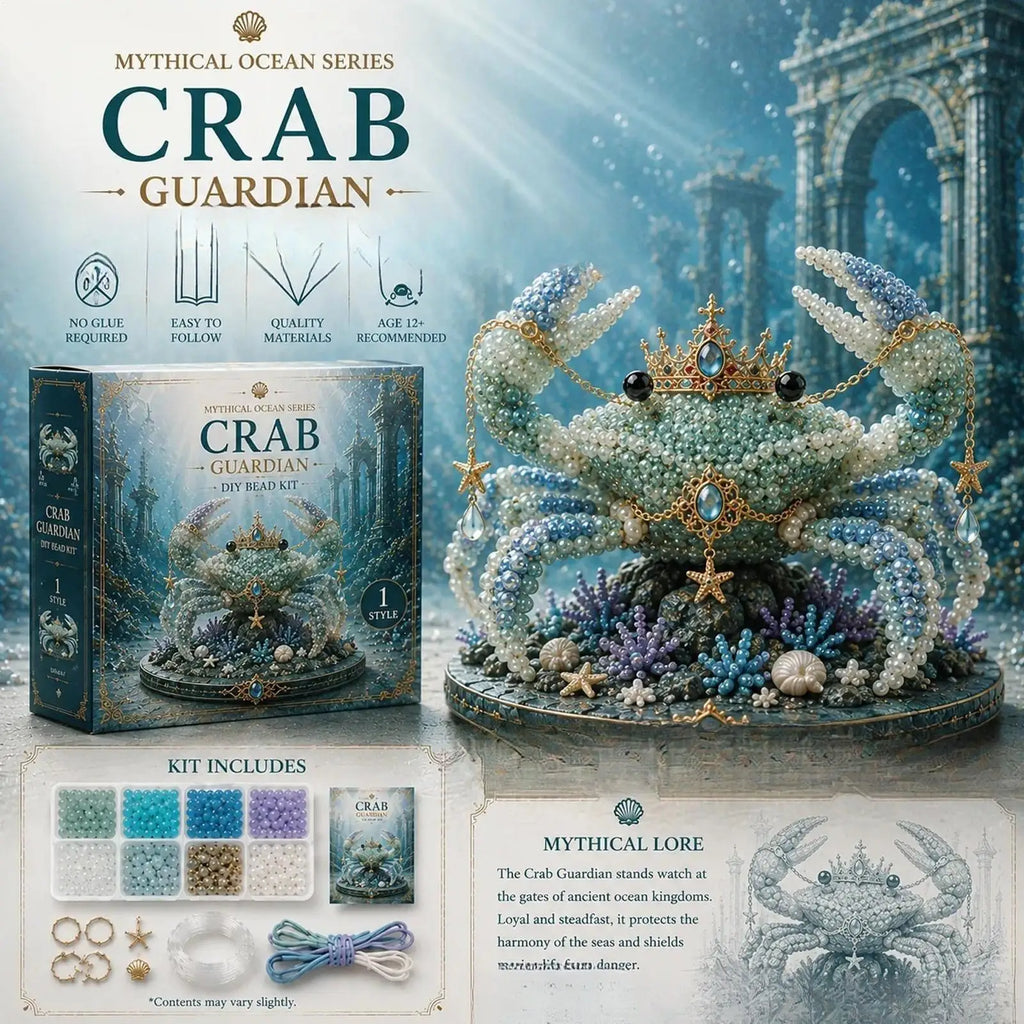 DIY Beaded Animal Kit Mythical 3D Sea Animal Creative Fun Beginners Beadwork Craft Kit for Kids Teens Adults Beginners Boys Zpaxo