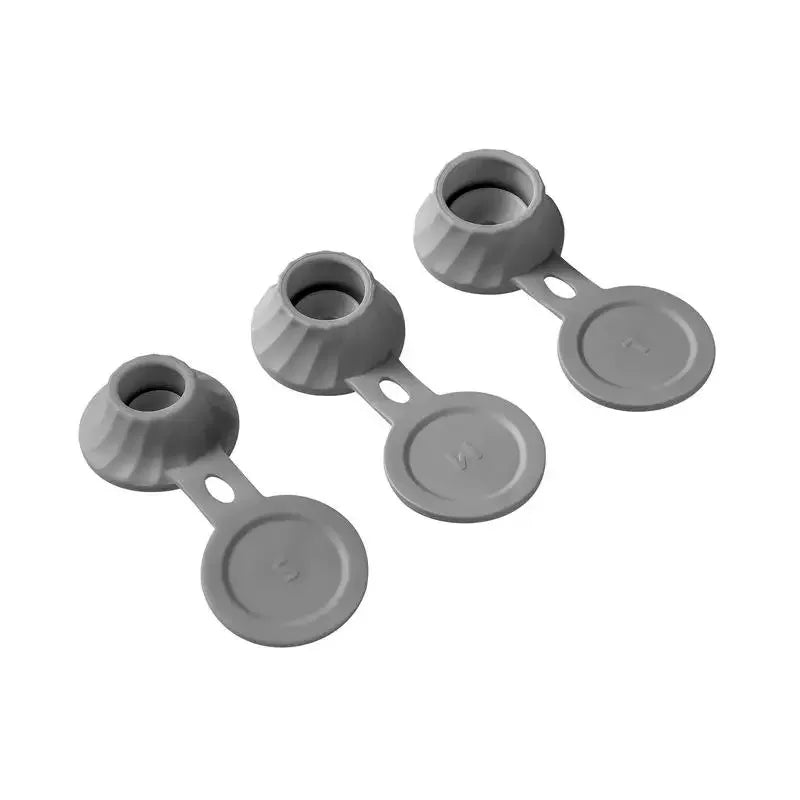 Wholesale Leakproof Bottle Cap 3pcs Inverted Bathroom Shower Gel Shampoo Leakproof Kitchen Spice Bottle Plastic Cup Lid Zpaxo A6