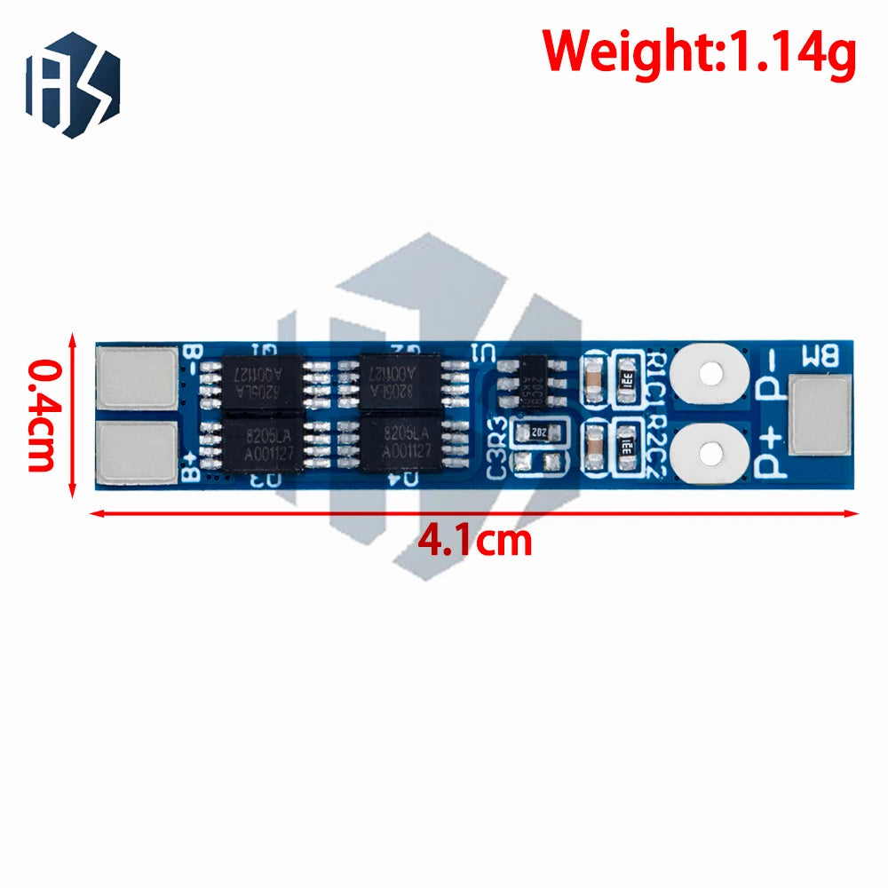 2S 7 4V 8A 18650 Battery Management System Triple Protection Board Zpaxo