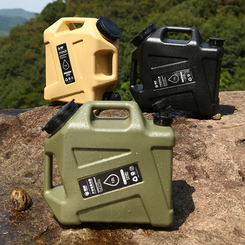 11 Outdoor Water Bucket Large-capacity Portable Camping Bag Container