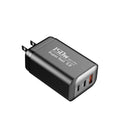 3-in-1 USB-C 150W Fast Wall Charger – EU/UK/US Plug USB-C Wall Charger Zpaxo US Black