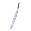 Metal Curved Stickers Tweezers High Precision Cartoon Lashes Extension Tweezer Anti-static Eyelash Curler Beauty Makeup Tools Zpaxo Style 3