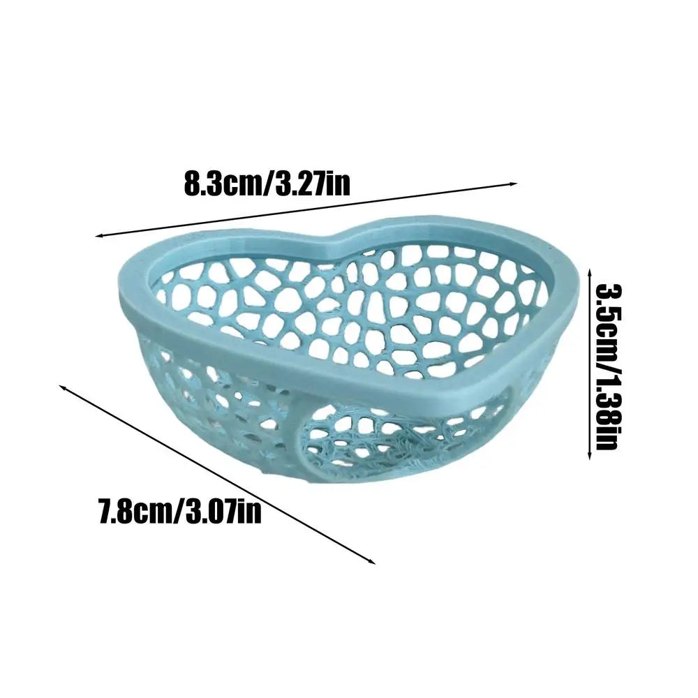 Heart Shape Floating Betta Hide Resting Cave Shrimp 3D Printed Fish
