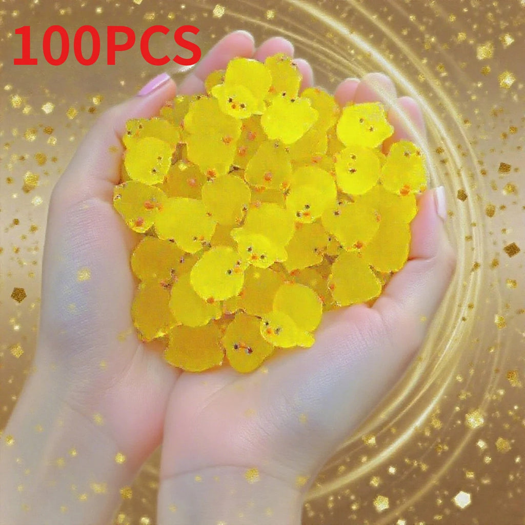 20/50/100PCS Cute Yellow Fat Chicken Desktop Ornaments, Kindergarten Gifts, Small Gifts, Resin Decorative Mini Chicken Zpaxo