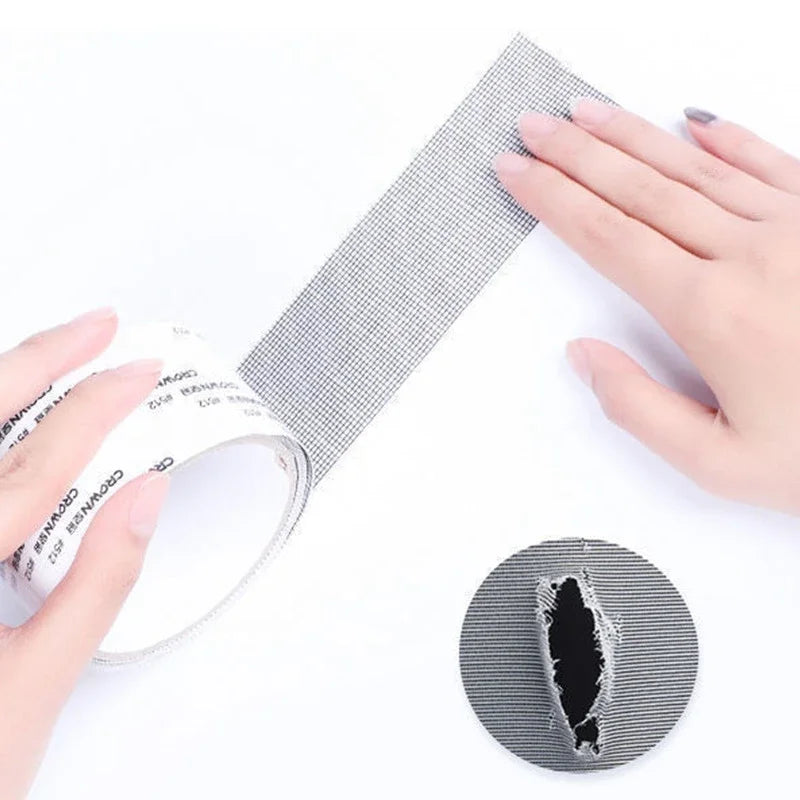 2M Window Screen Tape Anti-Mosquito Screen Repair Subsidy Self-Adhesive Door Curtain Mosquito Net Hole Patch Repair Tapes Zpaxo