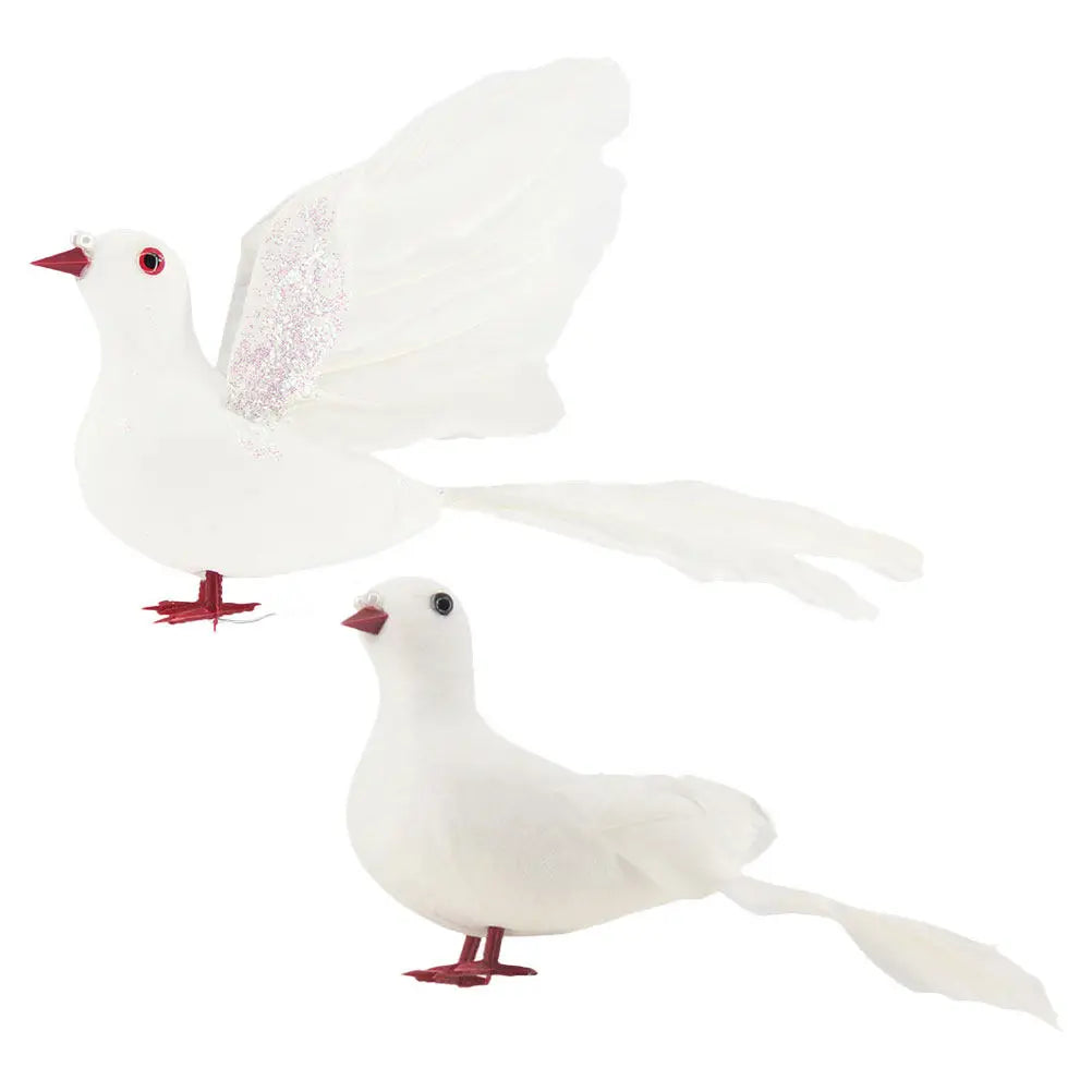 Realistic Artificial Pigeon Simulation Dove Statue Foam Plastic Trick