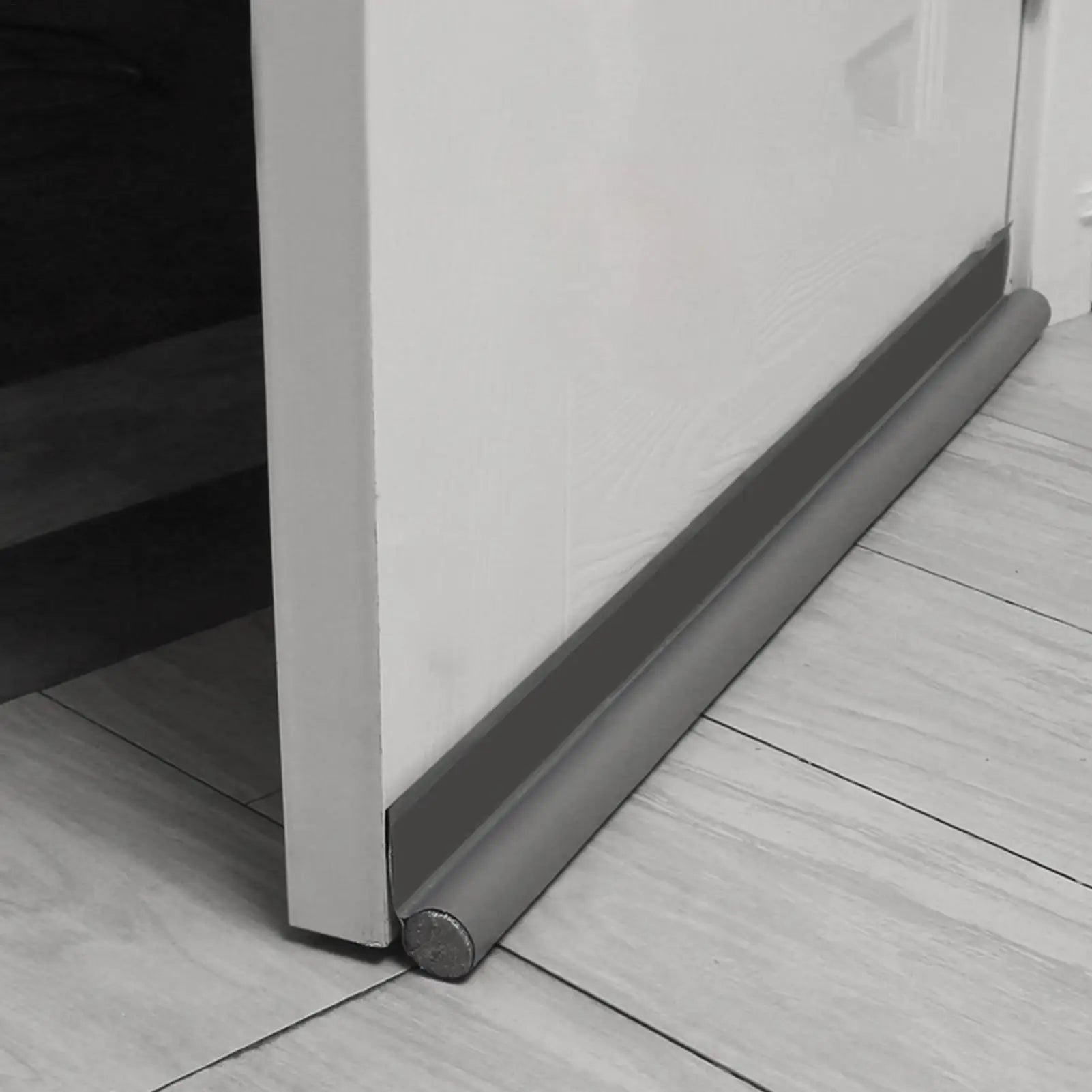 Door Draft Stopper Door Noise Blocking Strip Sound Blocker Gap Filler for Bedroom Garage Window Kitchen Carpets Shower Apartment Zpaxo