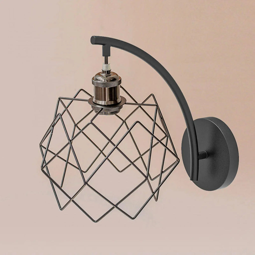 Metal Wire Cage Lampshade Lightweight Modern Basket Durable Pendant Zpaxo