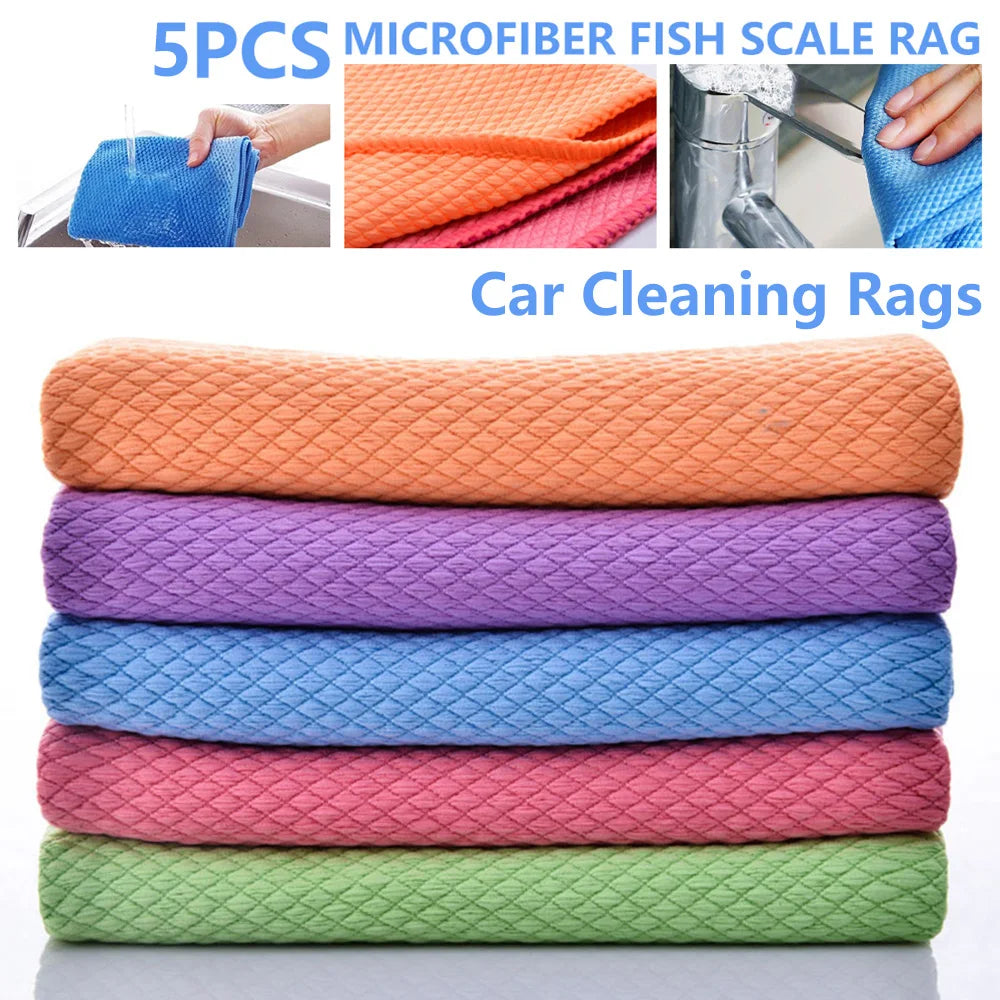 5PCS Electric Drill Brush Kit Multipurpose Power Cleaning Attachment Set Scrub Brush/Microfiber Cloth with Connecting Nylon Tile Zpaxo
