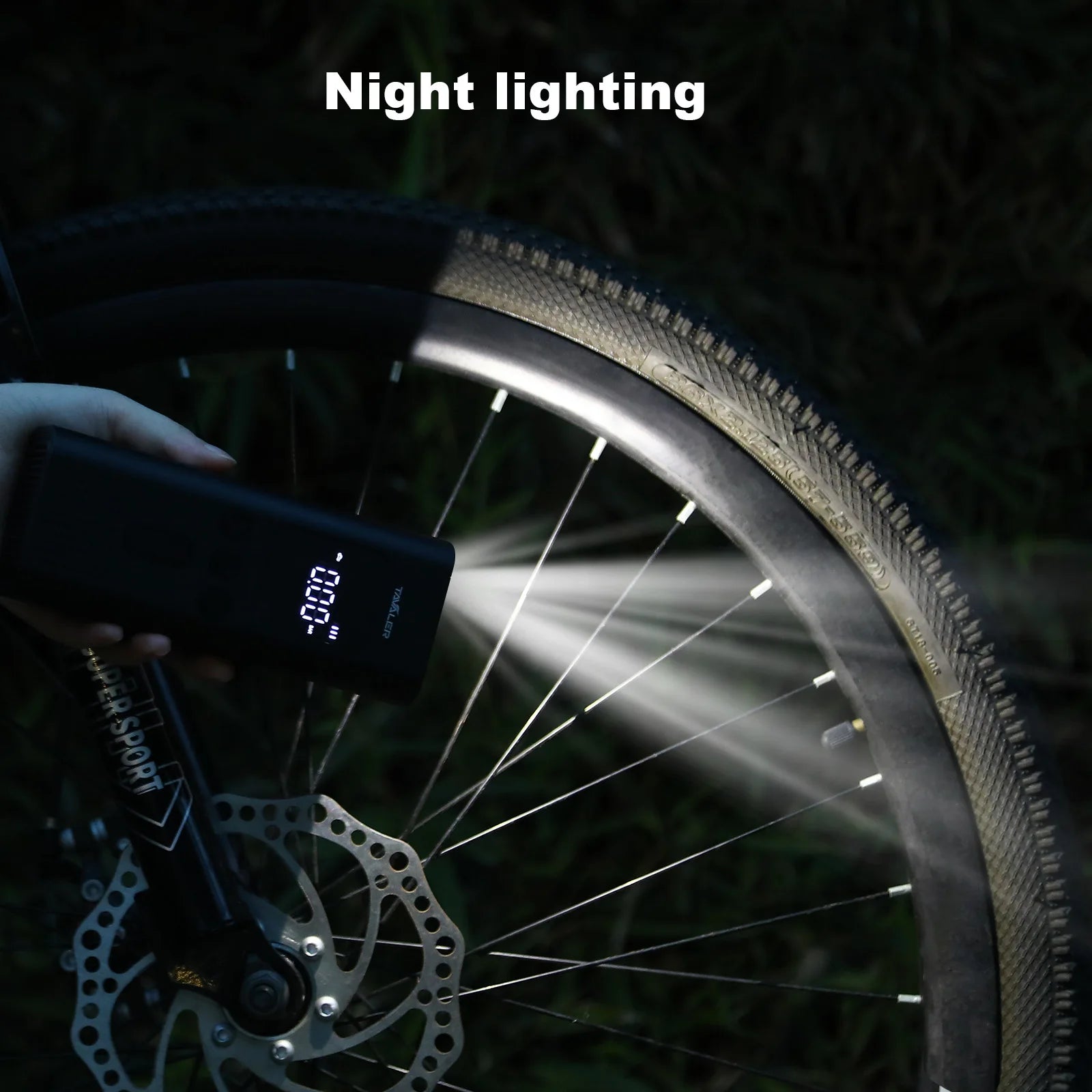 150psi Bicycle Pump Portable Wireless Digital Inflator with Schrader Presta Valve For Car Motorcycle Ball MTB Bike Accessories Zpaxo