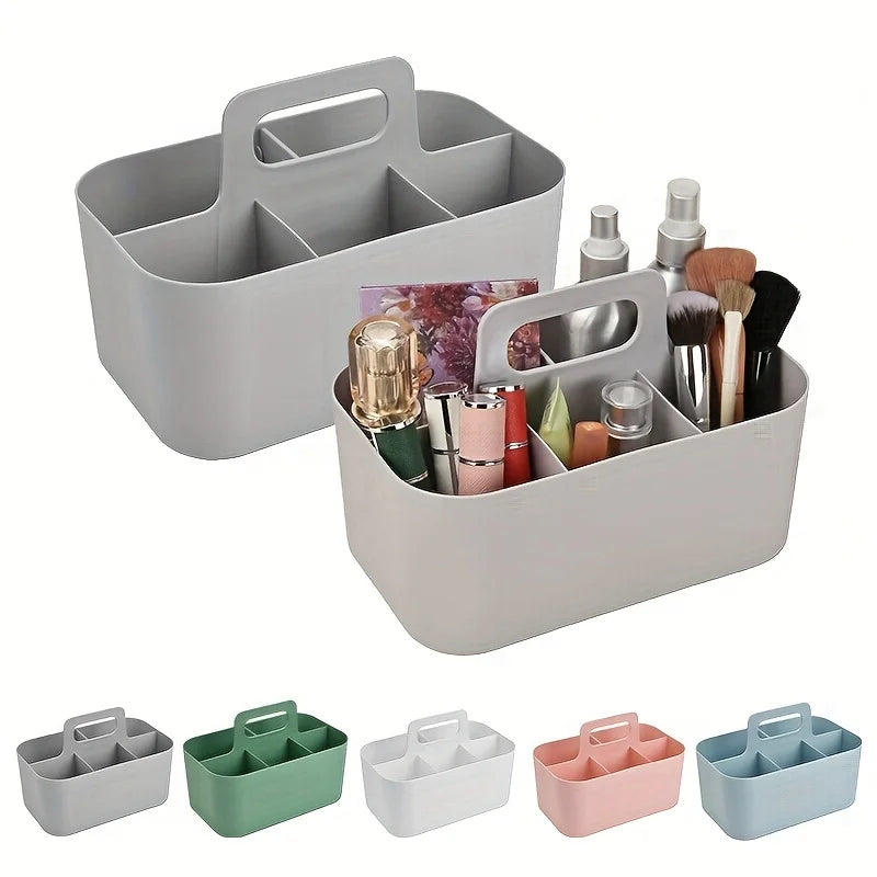 Multi-functional Storage Basket Handle Portable Pencil Pen Holder
