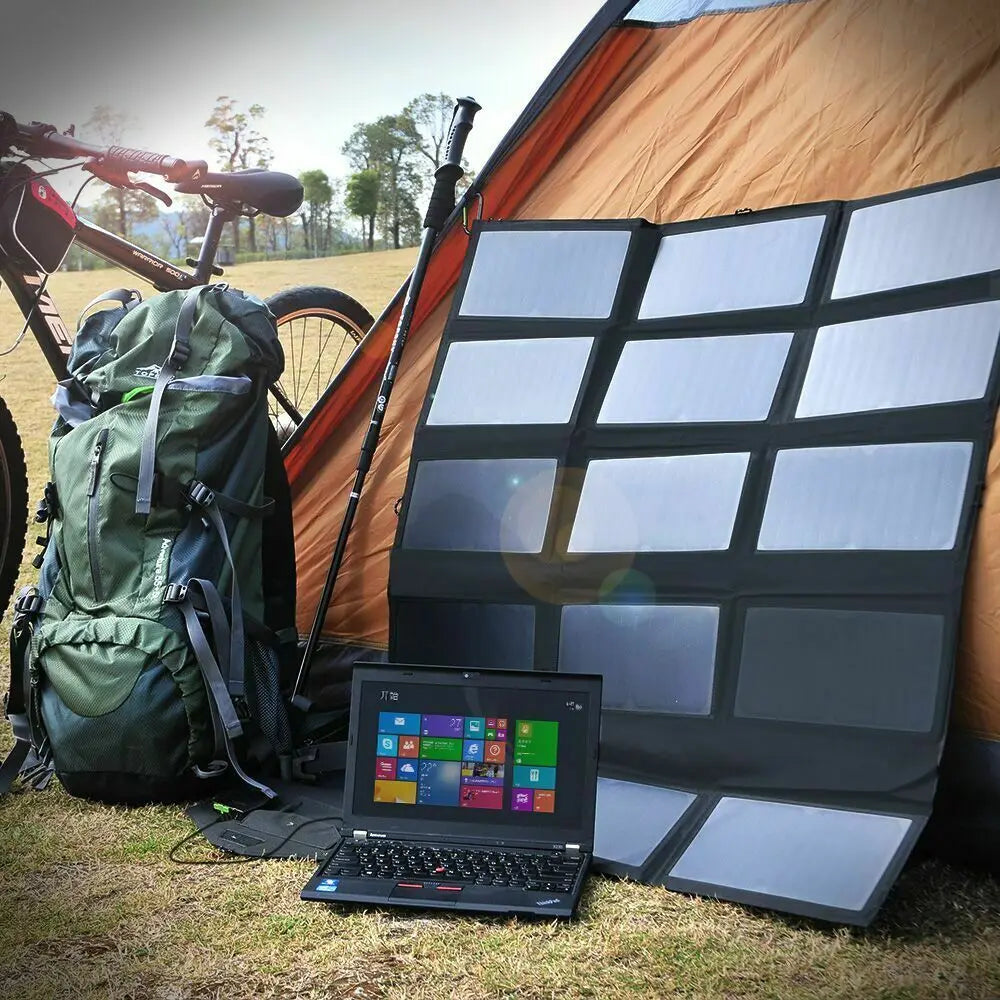 ALLPOWERS 100W 18V 12V Portable Solar Panel Foldable Battery Charger Zpaxo