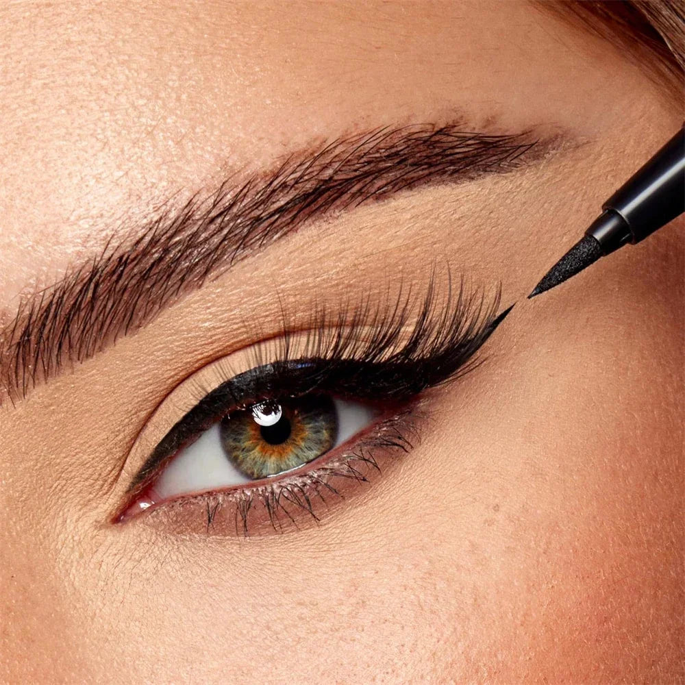 Black Fine Long Lasting Liquid Eyeliner Water Pen Waterproof Zpaxo