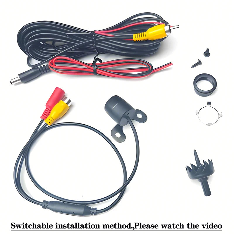 Car Rear View Camera Wide Angle Full HD Night Vision Reversing Auto