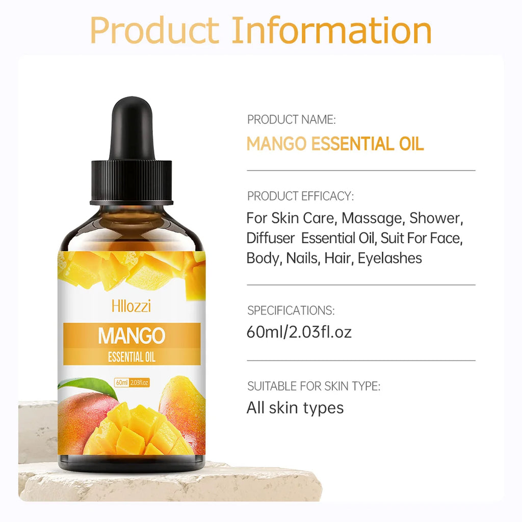 Mango Essential Oil Fruit Aromatherapy Humidifier Diffuser Fresh Air Zpaxo