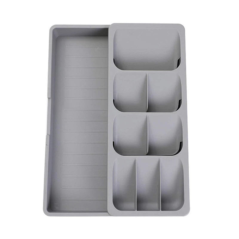LIUSHADUOLA Kitchen Drawer Cutlery Storage Tray Knife Holder Spoon