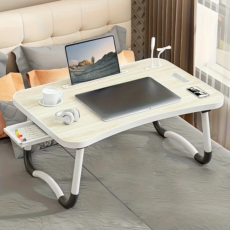 [Portable Laptop Desk] Sturdy and Durable Extra Large Portable Laptop Folding Desk | Multi-functional Study Table, Tray Stand, Zpaxo