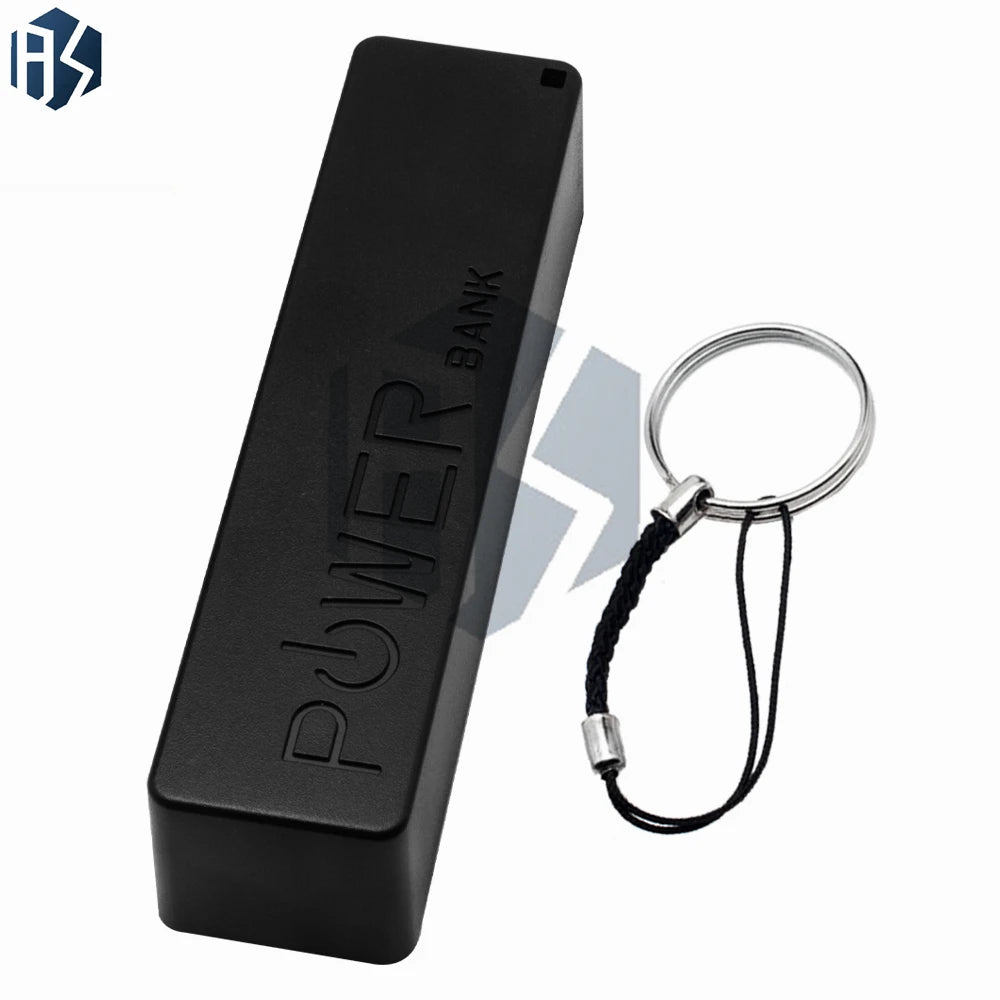 1 Battery 2 USB Power Bank Case 18650 Charger DIY Box Shell Black Zpaxo