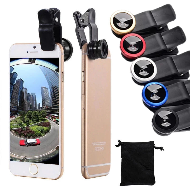 1 Fisheye Phone Lens 0 67X Wide Angle Zoom Fish Eye Clip Iphone
