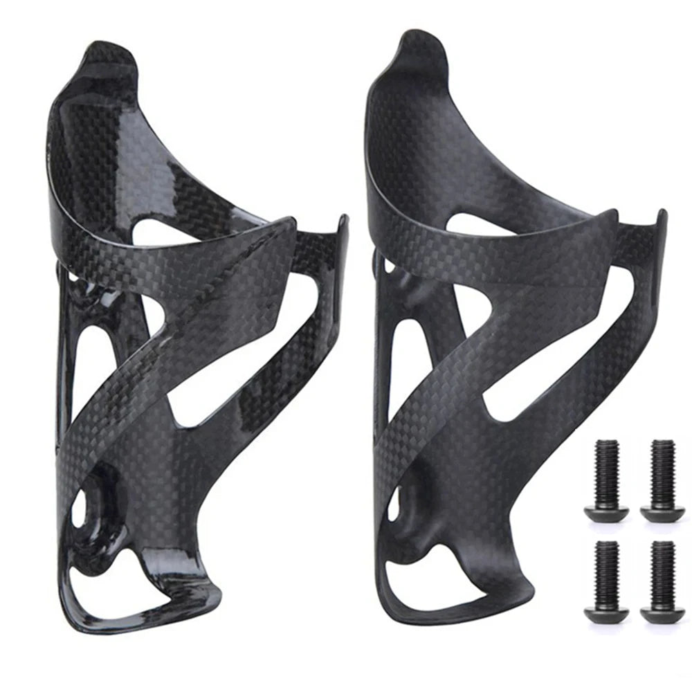 Full 3K Carbon Fiber Bike Water Bottle Cage 24g Super Light Matte Glossy Bicycle Bottle Holder Road MTB Cycling Water Cup Rack Zpaxo