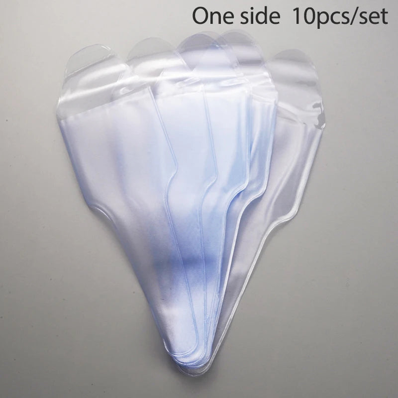 CM10Pcs Hair Scissors Sleeves PVC Packaging Bag After Sharpening Zpaxo One side
