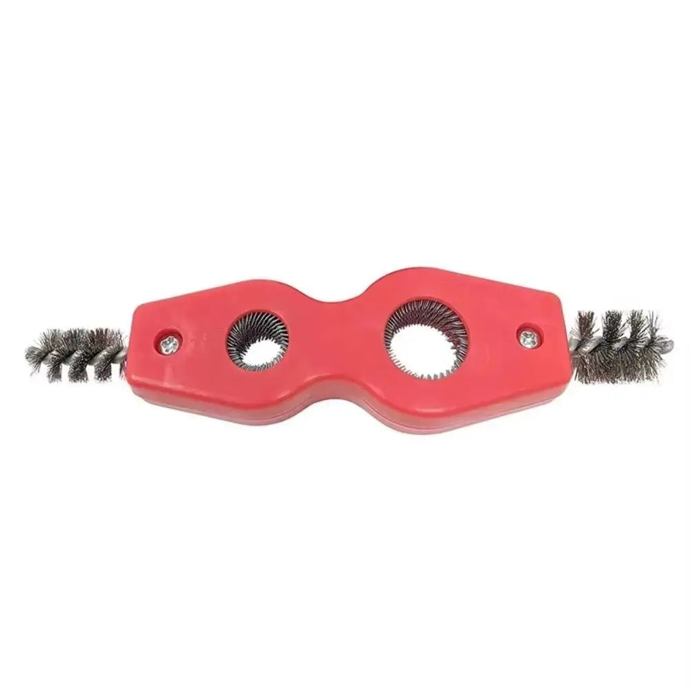 Double-headed 4 in 1 Copper Pipe Brush Reamer Cleaner Copper Tube Polishing Tool Inside Outside Chamfering Wire Brush Zpaxo