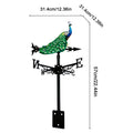 Weather Vane Outside Outdoor Wind Direction Indicator Sculpture