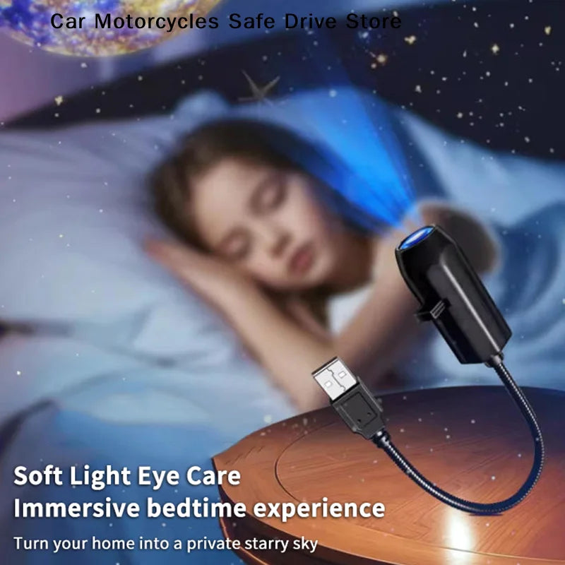 16 Planet USB Ceiling Moon Earth Projection Atmosphere Light Starry